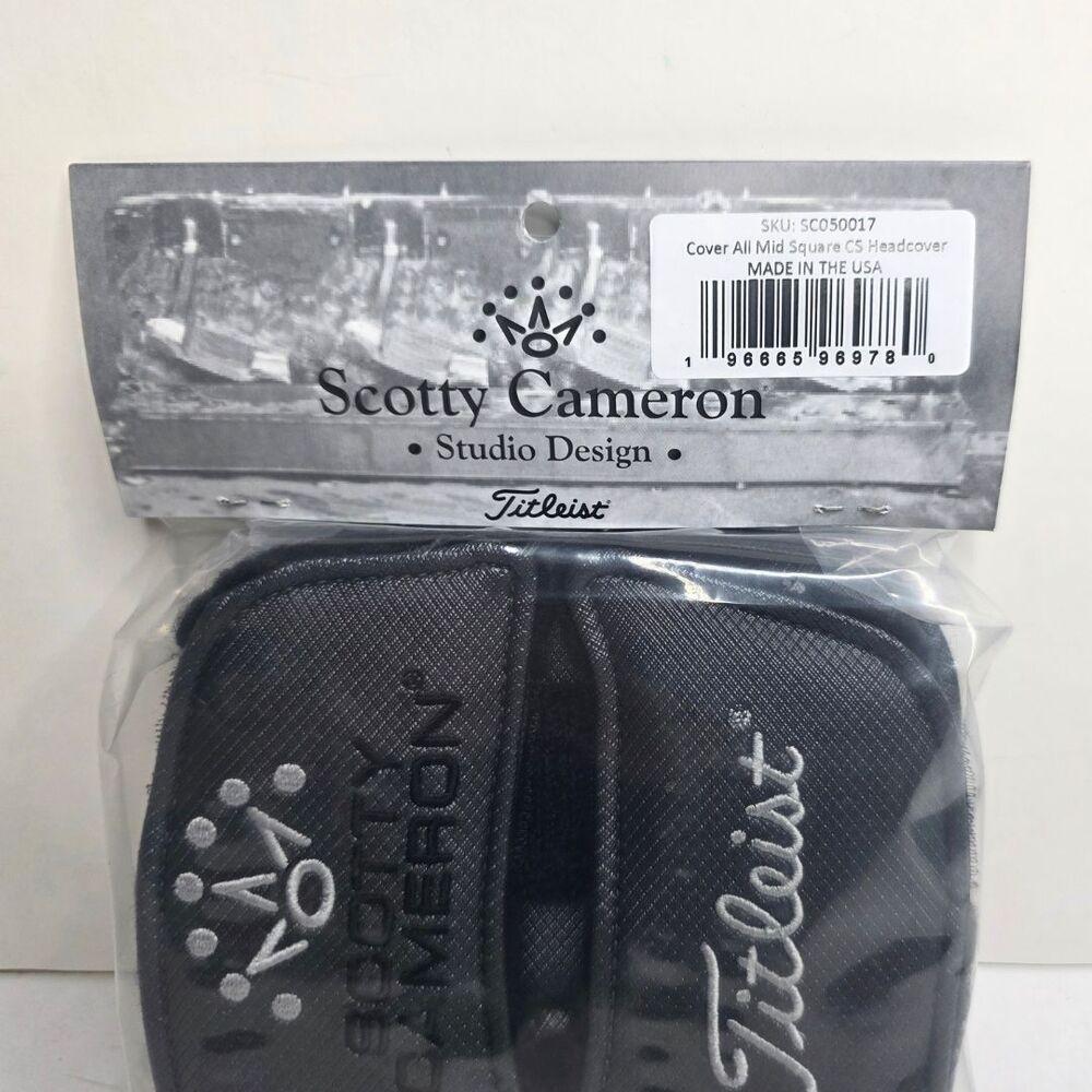 Scotty Cameron Coverall Mid Square Mallet Center Shaft Putter Headcover CS - NEW - Picture 4 of 4
